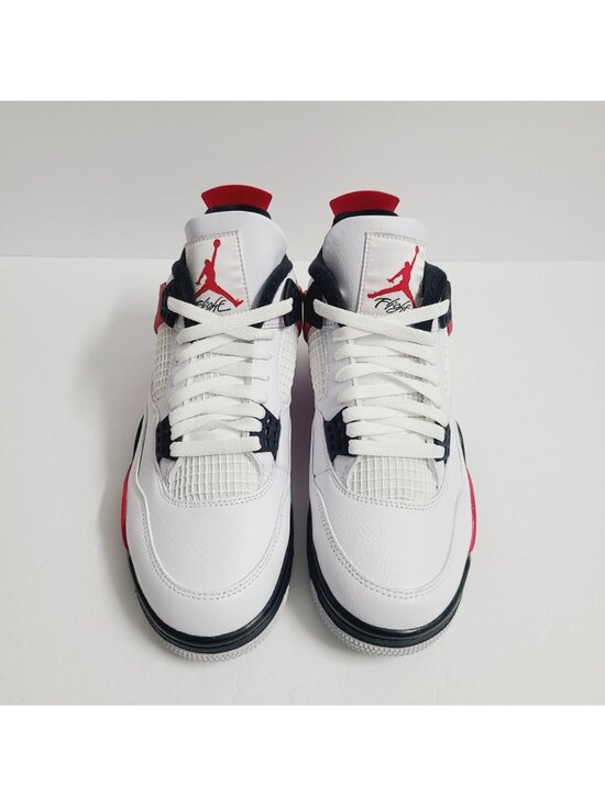 NEW Nike Air Jordan 4 Retro Red Cement Shoes DH6927-161 Size 9 White Red B Grade main image 4
